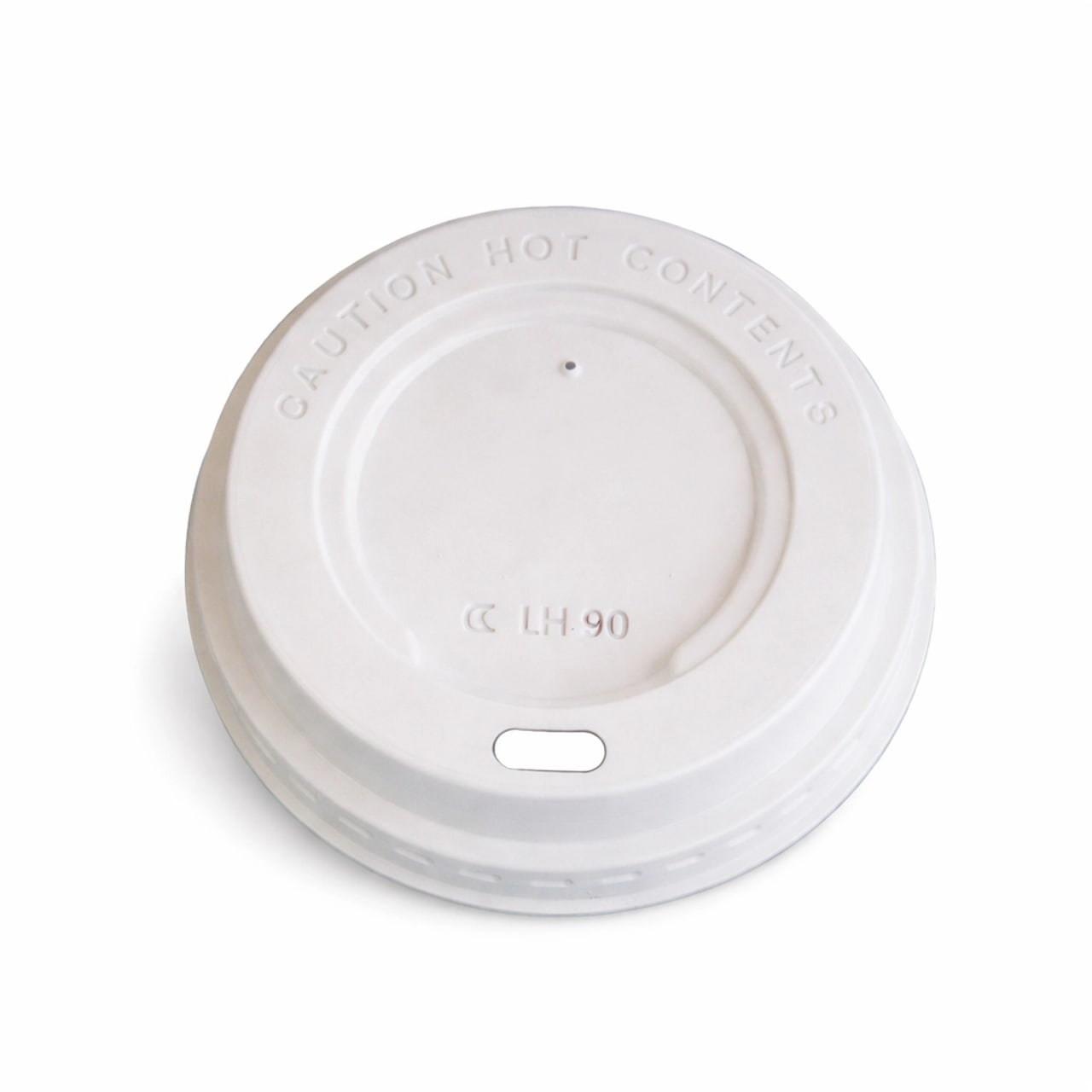 Kaffeedeckel weiß Ø 90mm | Coffee-to-go Deckel XL