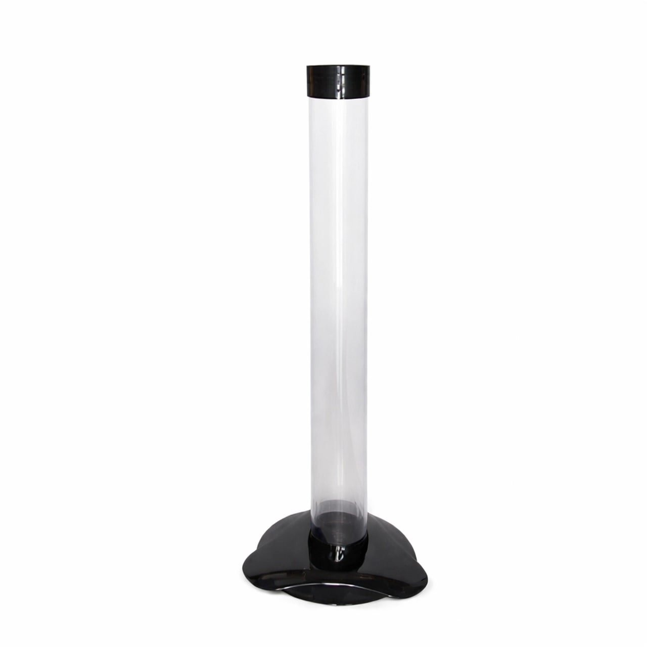 Bechersammler C-150 schwarz | Abfallröhre für 150 Becher